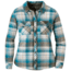 Outdoor Research Kalaloch Reversible Shirt Jac - Womens, Peacock Plaid, XS, 2681341414005