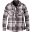 Outdoor Research Kalaloch Reversible Shirt Jacket - Womens, Pacific Plum Plaid, Extra Small, 2681341415005