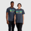 Outdoor Research OR Advocate Stripe T-Shirt, Naval Blue/Verdant, Large, 3002232621008