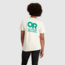 Outdoor Research OR Lockup Back Logo T-Shirt, Sand/Verdant, Medium, 2895462622007