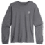 Outdoor Research OR Lockup Chest Logo Long Sleeve Tee, Charcoal/Topaz, Extra Large, 3002252625009