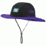 Outdoor Research Seattle Sombrero Retro, Unisex, Black/Purple Rain, M, 264407-blk/prpl rn-M