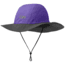 Outdoor Research Seattle Rain Hat, Purple Rain/Dark Grey, Small, 243505