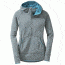 Outdoor Research Shiftup Zip-Top - Women's-Pewter/Typhoon-Large, 415910