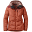 Outdoor Research Transcendent Down Hoodie - Women's, Alpenglow/Madder, Large, 2681051865008