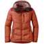 Outdoor Research Transcendent Down Hoodie - Womens, Alpengl/Mddr, Medium, 2681051865007