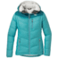 Outdoor Research Transcendent Down Hoody - Womens, Seaglass/Washed Peacock, XL, 2681051384009