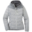 Outdoor Research Transcendent Down Hoody - Women's, Smoke/Light Pewter, Small, 2681051620006