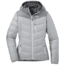 Outdoor Research Transcendent Down Hoody - Womens, Smoke/Light Pewter, Small, 2681051620006