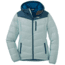 Outdoor Research Transcendent Down Hoody - Womens, Waterfall/Prussian Blue, Large, 2681051628008