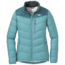 Outdoor Research Transcendent Down Jacket - Womens, Seaglass/Washed Peacock, Extra Small, 2681061384005
