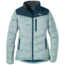 Outdoor Research Transcendent Down Jacket - Women's, Waterfall/Prussian Blue, Extra Large, 2681061628009