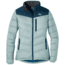 Outdoor Research Transcendent Down Jacket - Womens, Waterfall/Prussian Blue, Large, 2681061628008