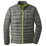 Outdoor Research Transcendent Down Sweater, Pewter/Lemongrass, XXL, 243069-pl-XXL