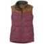 Outdoor Research Transcendent Down Vest - Women's, Garnet/Saddle, Small, 2681071396006