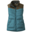 Outdoor Research Transcendent Down Vest - Womens, Washed Peacock/Carob, Large, 2681071397008
