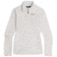 Outdoor Research Vigor Grid Fleece Quarter Zip Hoodie - Women's, Snow, Medium, 3005232033007