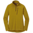 Outdoor Research Vigor Quarter Zip - Women's, Large, Lichen, 2714740697008