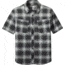 Outdoor Research Wanderer Short Sleeve Shirt - Men's, Black Plaid, Large, 2745051107008