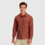 Outdoor Research Way Station L/S Shirt - Mens, Brick Heather, S, 2799592294006