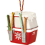Outside Inside Decorated Canoe Ornament 99520