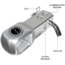 Overland Vehicle Systems Aluminum Receiver Mount, Raw, 19109902