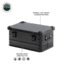 Overland Vehicle Systems Aluminum Storage Box, Black, 30100201