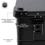 Overland Vehicle Systems Aluminum Storage Box, Black, 30100201