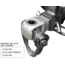 Overland Vehicle Systems Combo Pack Soft Shackle 5/8in With Collar 44,500 lb. and Aluminum Receiver Mount, Raw, 21-6580