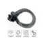 Overland Vehicle Systems Combo Pack Soft Shackle 7/16in 41 lb with Collar and Recovery Ring 2.5in 10 lb, Multi, 19-8716