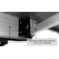 Overland Vehicle Systems Nomadic 270 Driver Roof Top Awning w/ Bracket Kit and Extended Poles For Mid to High Roof Line Vans, Dark Gray, 19519908
