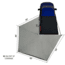 Overland Vehicle Systems Nomadic 270 LT Awning - Driver Side - Dark Gray Cover With Black Cover Universal, 19559907