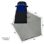 Overland Vehicle Systems Nomadic 270 LT Awning - Passenger Side - Dark Gray Cover With Black Cover Universal, 19569907