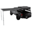 Overland Vehicle Systems Nomadic Awning 6.0 Covered Shelter, 53 sq ft, 600D, Dark Gray/Black, 98.5 x 78.5 in, 18049909