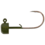Owner Hooks Block Head Hook, Green Pumpkin, #1 - 1/32, 4151GP-910