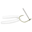 Owner Hooks Weedless Wacky Hook, Camo Green, 2/0, 5172-126