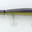 P-Line Angry Eye Predator Jointed Minnow Bait, 6.5in, Purple/Chartreuse/Blue, PPAE-144-1251-3041