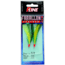 P-Line Farallon Feather 2 Hooks, 3/0, Green/Chartreuse, FF-3/0-G/C