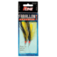 P-Line Farallon Feather 2 Hooks, 3/0, Yellow/Black, FF-3/0-YL/BLK