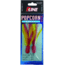 P-Line Popcorn Krill Rig, 2-Hook, 5/0, Red Head Red / Yellow Feathers, PPK5/0-R/RY