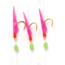P-Line Shad Sabiki Rig 3 Hook Size 4 Sabiki Rig, Natural Shad, PSSMN-4