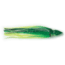P-Line Sunrise Squid Skirt 4 1/2&quot;, Green/Black/Chartreuse 5/Pack, SQ45-098