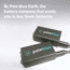 Pale Blue Earth Pale Blue Smart Lithium Ion USB Rechargeable 9V Batteries 2 Pack, Gray, PB-9V-C
