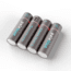 Pale Blue Earth Pale Blue Smart Lithium Ion USB Rechargeable AA Batteries 4 Pack, Gray, PB-AA