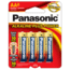 Panasonic Alkaline Size AA Plus Power Batteries - Pack of 8 AM3PA8B