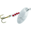 Panther Martin Classic Regular In-Line Spinner, #2, 1/16 oz, Silver/White/Red, 2PMR-SWR