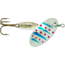 Panther Martin Deluxe Regular In-Line Spinner, #6, 1/4oz, Silver/Blue/Red, 6PMD-SBR