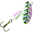 Panther Martin FishSeeUV Vibrant Image In-Line Spinner, #2, 1/16 oz, Pink &amp; White, 2PMVIUV-VIPW
