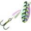 Panther Martin FishSeeUV Vibrant Image In-Line Spinner, #4, 1/8 oz, Pink & White, 4PMVIUV-VIPW