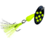 Panther Martin Flash-A-Bou Go-Glo In-Line Spinner, #4, 1/8oz, Black &amp; Chartreuse, 4PMGGFBCH